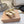 GR Pointed-Toe Mule Sandals 8.5cm Gold Metallic Cowhide & Mesh 854879