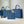 CD Medium Dioriviera Book Tote Blue Embroidered Canvas 158042