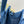 CD Medium Dioriviera Book Tote Blue Embroidered Canvas 158042
