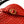 CC Croc Embossed Flap Bag 32cm Red Imported Leather 157999