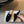 CD Baby Bow Mules Gold Bow Black Suede 858667