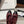 CC 25SS Mary Jane Quilted Burgundy Black Lambskin Leather 862427