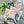 GG Floral & Bird Print Swimsuit and Sarong Set Pink Green 330762