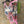 GG Floral & Bird Print Swimsuit and Sarong Set Cream Pink 330761