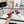 CC Crocodile-Embossed Slingback Flats Burgundy Cowhide Leather 873864