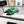 CC Slingback Flats Green Cowhide Leather 873861