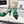 CC Slingback Pumps Green Cowhide Leather 873847