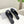 Loew Pebble Soft Slides Black Lambskin Leather 881383