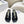 Loew Pebble Soft Sandals Black Lambskin Leather 881365