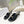 Loew Pebble Soft Sandals Black Lambskin Leather 881365