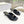 Loew Pebble Soft Sandals Black Lambskin Leather 881365