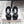 JC Emeri Stone Sandals 3cm Black Suede Leather 880816