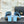 CC Woven Square-Toe Mules Blue Black Leather 887978