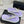 CC Crystal Logo Platform Thong Sandals Purple Tweed 887783