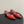 CC 26A Square Toe Mules 6cm Red Patent Embossed Leather 888045
