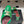 CC 26A Square Toe Mules 6cm Green Patent Leather 888039