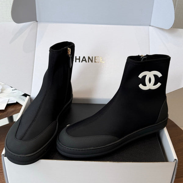 CC Coco Beach 2026 Short Boots Black Mixed Fibers & Rubber 887676