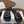 Loew Studded Square Toe Flat Slides Black Leather 889888