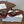 Loew Studded Square Toe Flat Slides Burgundy Leather 889886