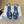 CL Triomphe Ankle Strap Sandals Blue Calfskin Leather 891057