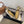 CC 26P Ballet Flats Beige Black Tweed & Patent Leather 890837