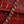 CC Mini Flap Bag with Top Handle Red Crocodile Embossed Calfskin