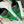 YSL Cosmo Crystal Mules 100mm Green Calfskin Leather 894617
