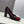 CC Square Toe Block Heel Pumps 90mm Burgundy Patent Leather 896862