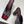 CC Cap Toe Mules 90mm Leopard Black Burgundy Pony Hair & Patent Leather 896858