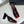 CC Cap Toe Mules 90mm Burgundy Patent Leather  896856