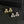 CC Flower Drop Earrings Crystal 659640