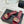 CC Flared Heel Mules Burgundy Lambskin Leather 904662