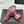 CC Flared Heel Mules Burgundy Lambskin Leather 904662