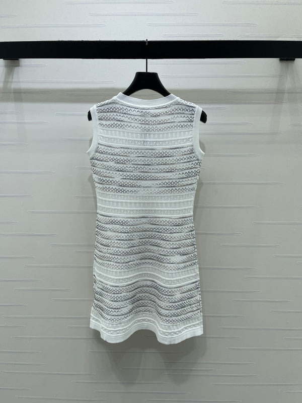 CC 25S Logo Sleeveless Knit Mini Dress Wool 406439