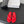 CC Crystal Logo Thong Sandals Red Leather 915112