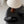 CC Quilted Logo Loafers Black Leather 914186