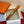 HM Chaine d'Ancre Belt 18MM Orange Epsom Calfskin GHW 212440