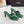 CC 26A Camellia Double C Thong Sandals 8.5CM Green Stone-Grain Cowhide 938253