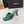 CC 26A Camellia Double C Thong Sandals 8.5CM Green Stone-Grain Cowhide 938253