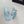 CC 26A Camellia Double C Thong Sandals 8.5CM Blue Stone-Grain Cowhide 938252