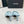 CC 26A Camellia Double C Thong Sandals 8.5CM Blue Stone-Grain Cowhide 938252