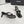 CC 26A Camellia Double C Thong Sandals 8.5CM Black Stone-Grain Cowhide 938251