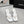 CC 26A Camellia Double C Thong Sandals 8.5CM White Stone-Grain Cowhide 938250