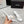 CC 26A Camellia Double C Thong Sandals 8.5CM White Stone-Grain Cowhide 938250