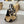 HM Birkin Cargo 25CM Handbag Black Beige Swift Canvas