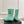 CC Double C Ankle Boots 3.5CM Mint Green Croc-Embossed Leather 946904