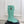 CC Double C Knee-High Boots 3.5CM Mint Green Croc-Embossed Leather 946897