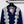 Miu Argyle Cardigan Blue Navy Wool 799747