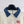 Miu Cable-Knit Cardigan Denim Collar White Wool 794380