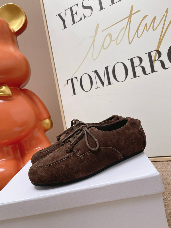 CE Adam Lace-Up Sneakers Dark Brown Suede Calfskin 951089
